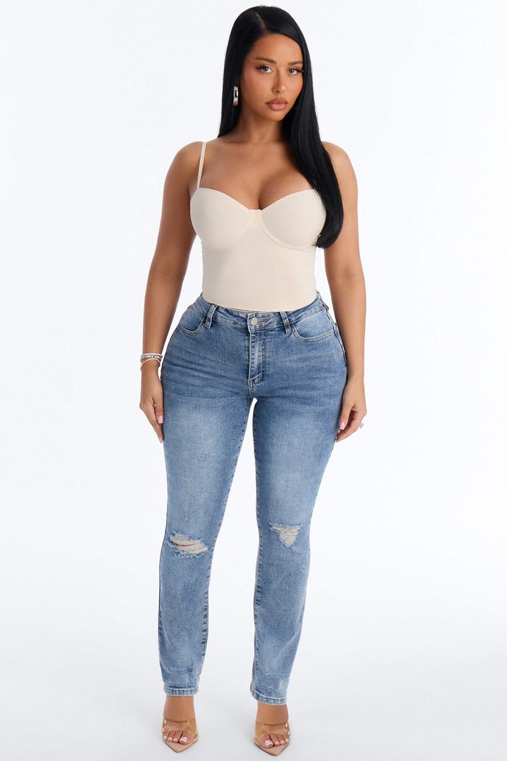 Amara Seamless Shapewear Top - Stone