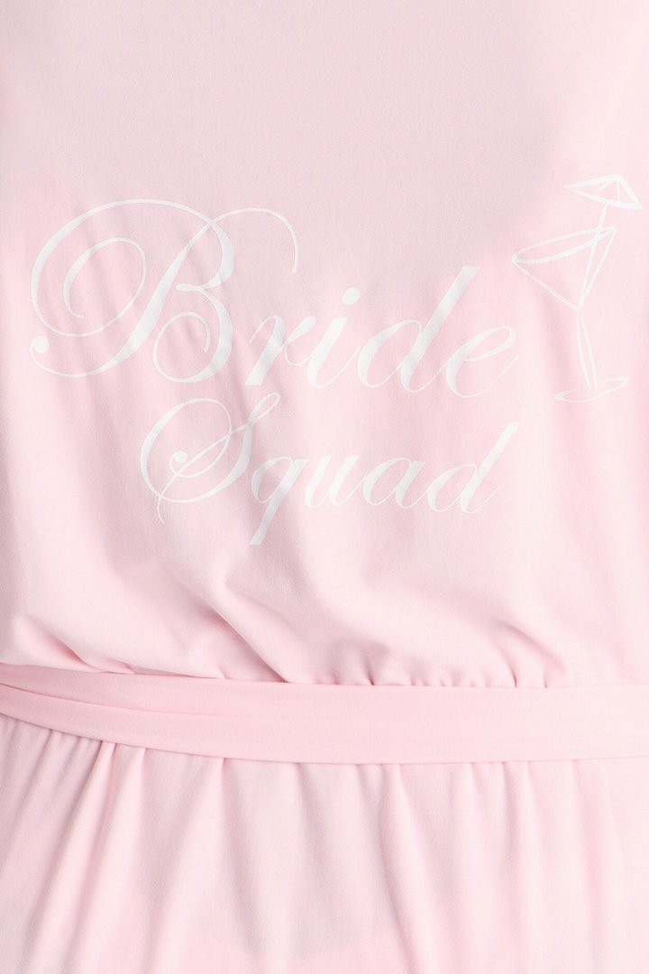 Squad Needs A Martini Robe - Pink