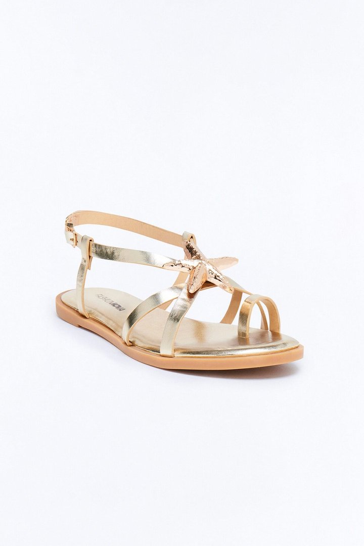 Reyes Starfish Sandals - Gold