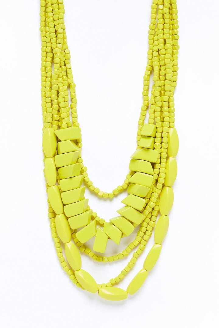 Temperature Is Rising Necklace - Yellow