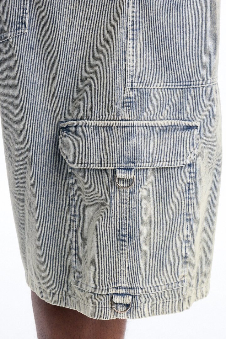 Ohio Corduroy Baggy Short - Blue