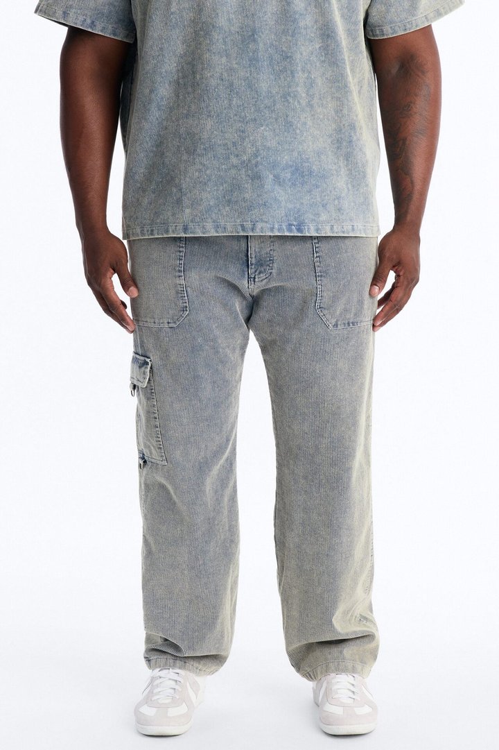 Ohio Corduroy Straight Pant - Blue