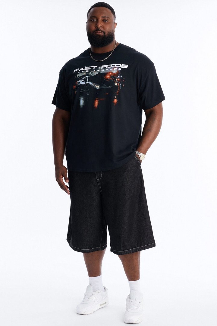 Fast Ride Fast Life Short Sleeve Tee - Black