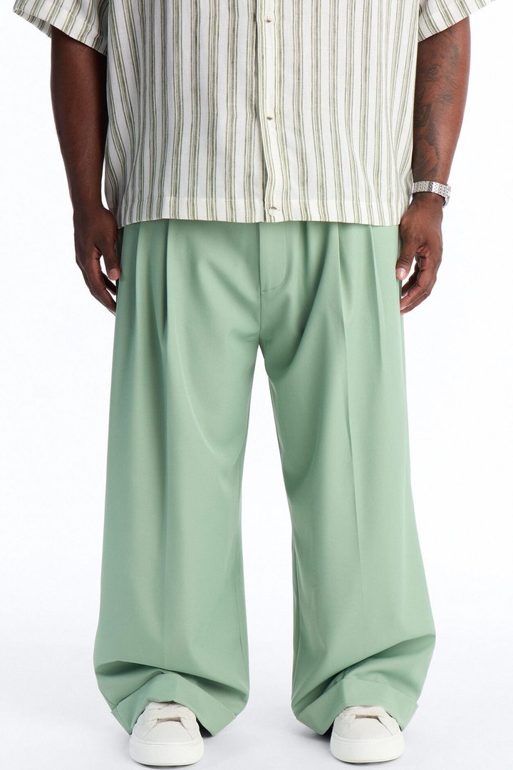 Relaxed Daycation Stripe Button Up Shirt - Green/combo