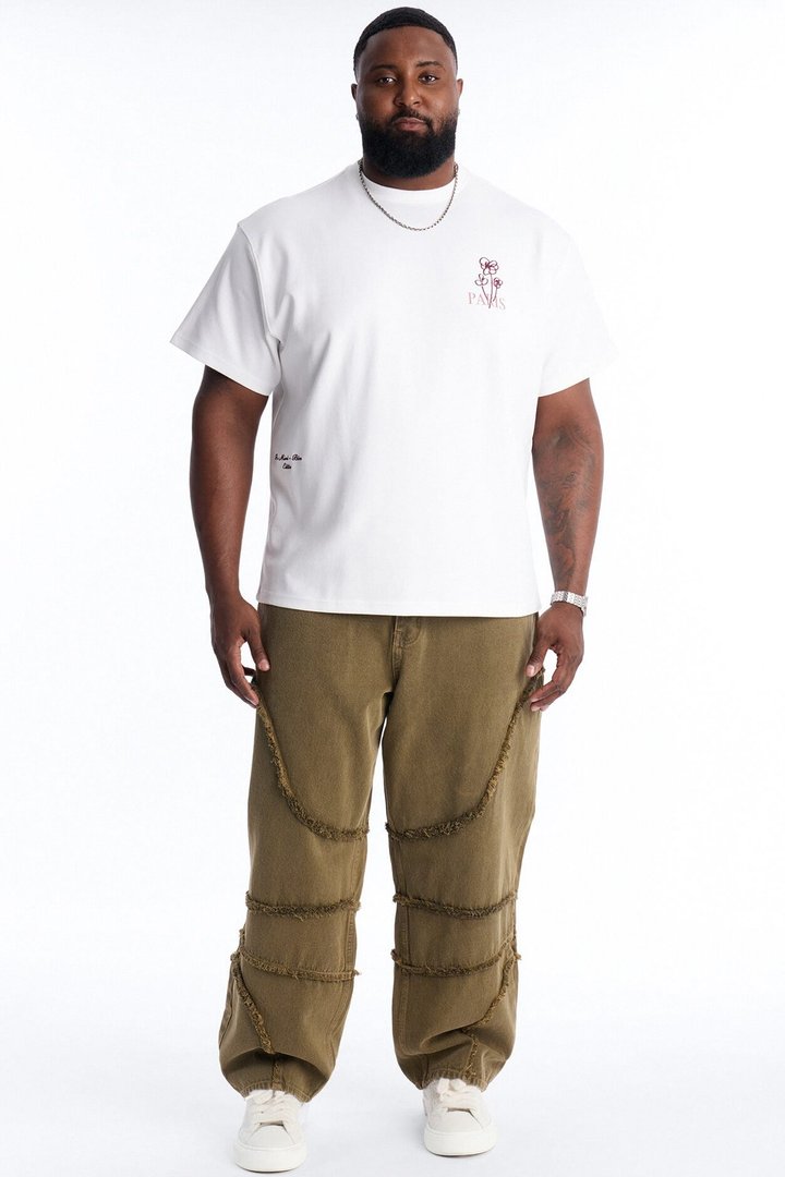 Barrel Urban Fray Jeans - Olive
