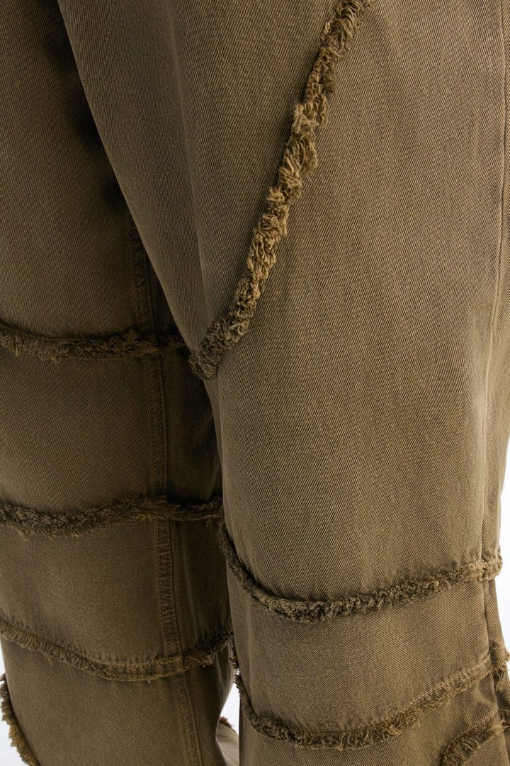 Barrel Urban Fray Jeans - Olive