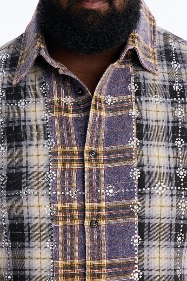 Urban Relic Plaid Button Up Shirt - Multi Color