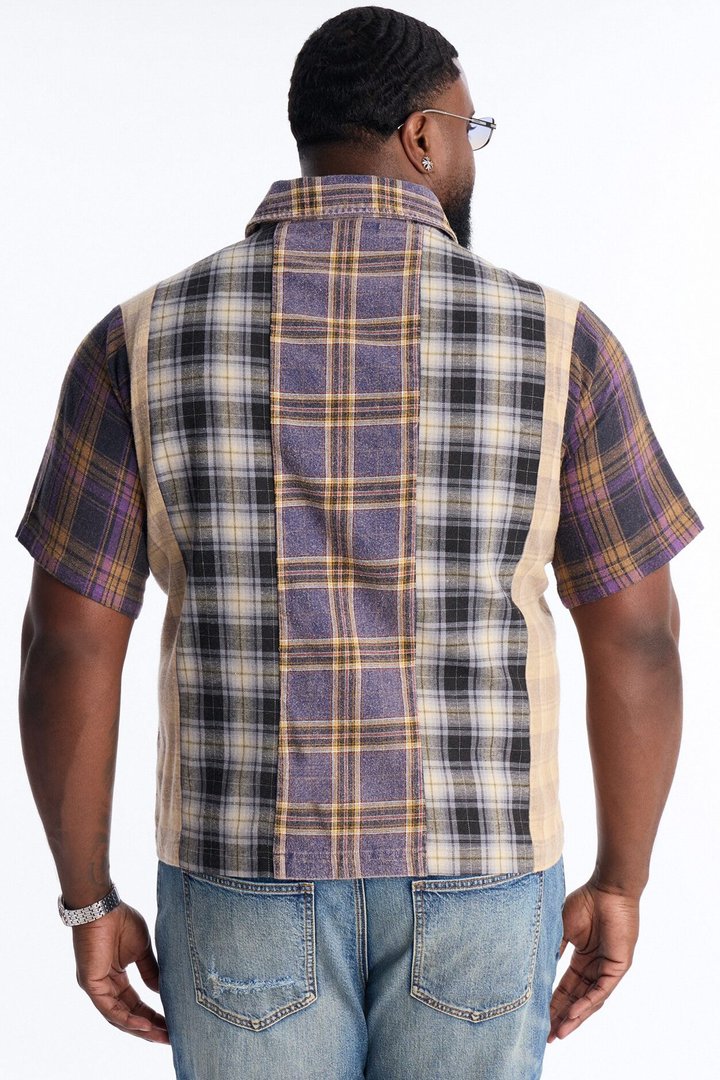 Urban Relic Plaid Button Up Shirt - Multi Color
