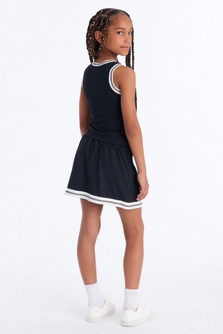 Mini Jade Active Skirt Set - Black