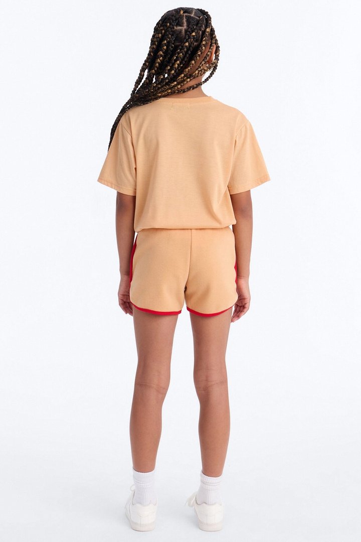 Mini Keep The Good Vibes Short Set - Sand