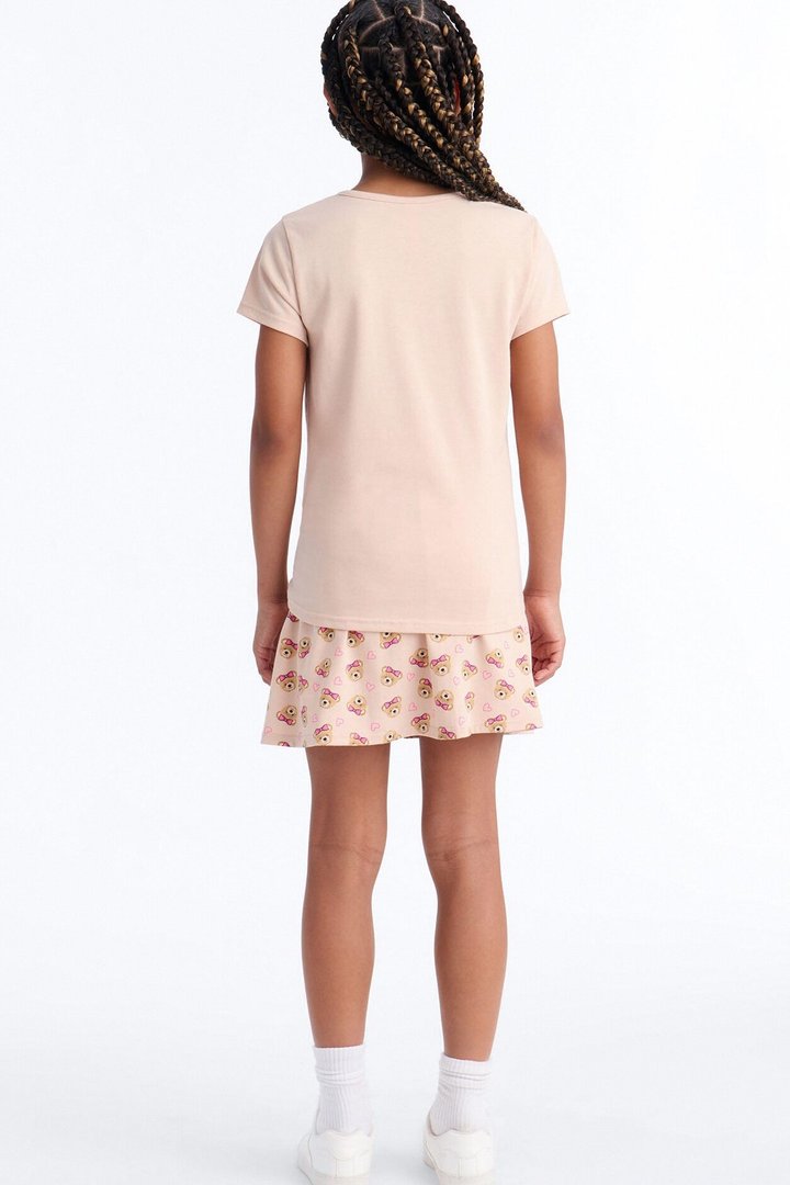 Mini Be Flawless No Drama Skort Set - Mocha/combo
