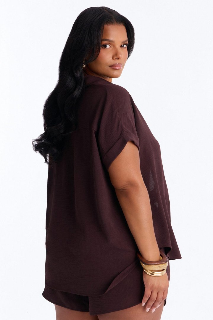 Hot Summer Short Set - Chocolate