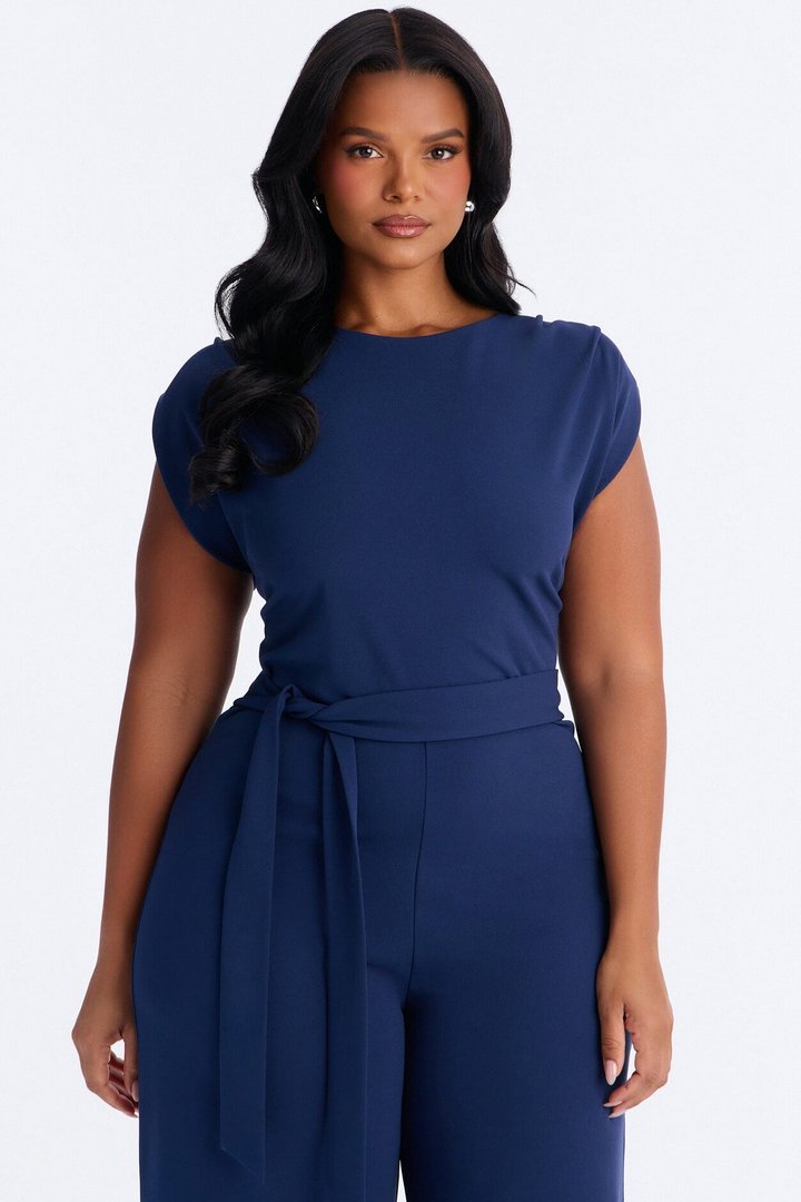 On Point Jumpsuit - Navy