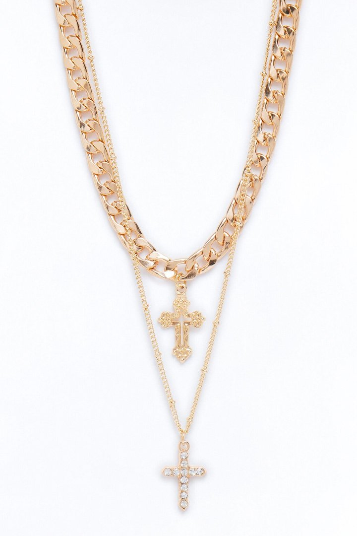 Take Over Layered Necklace - Gold