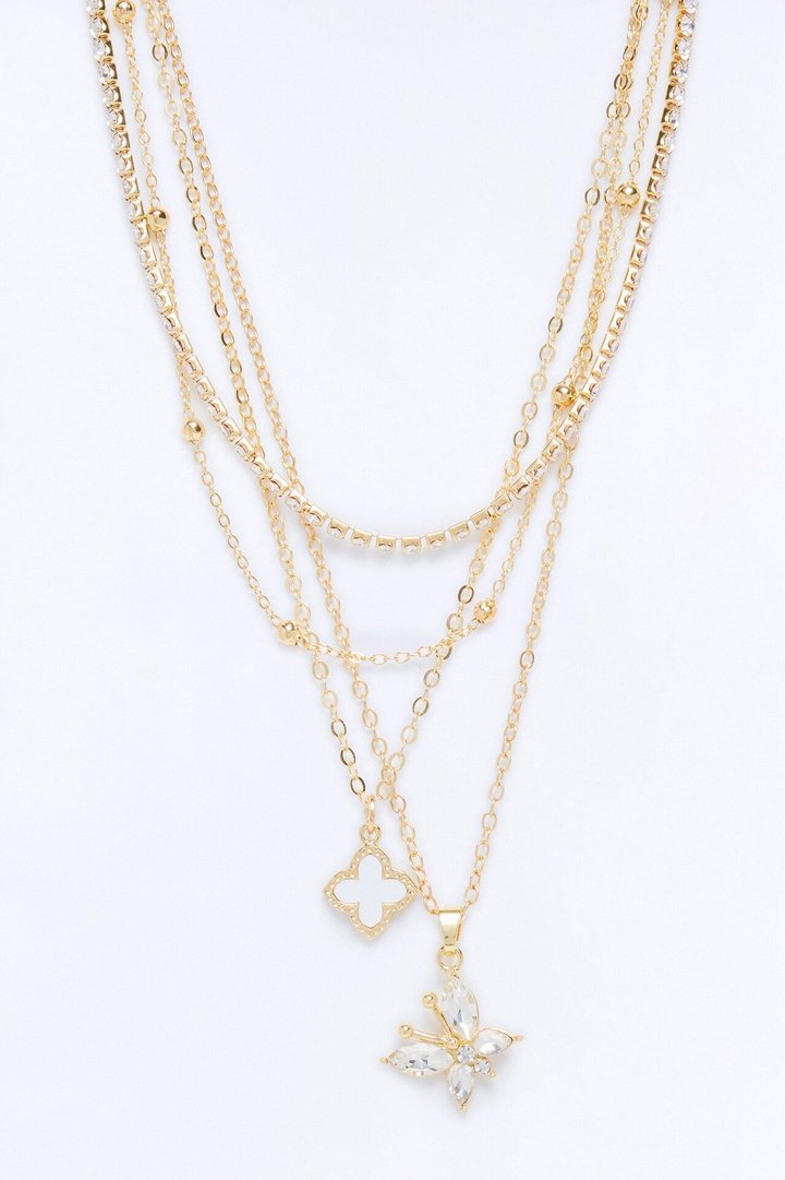 Forever Dreaming Layered Necklace - Gold