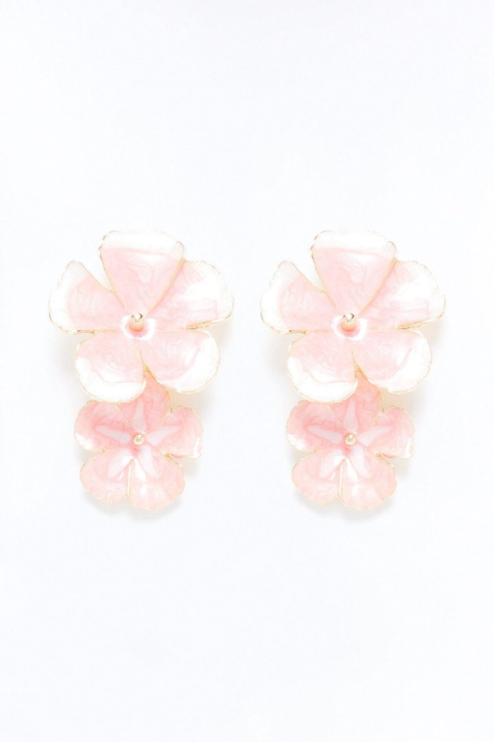Prettiest Bloom Earrings - Pink
