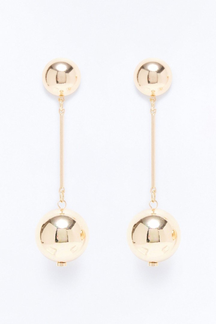 Keep Close Drop Earrings - Gold