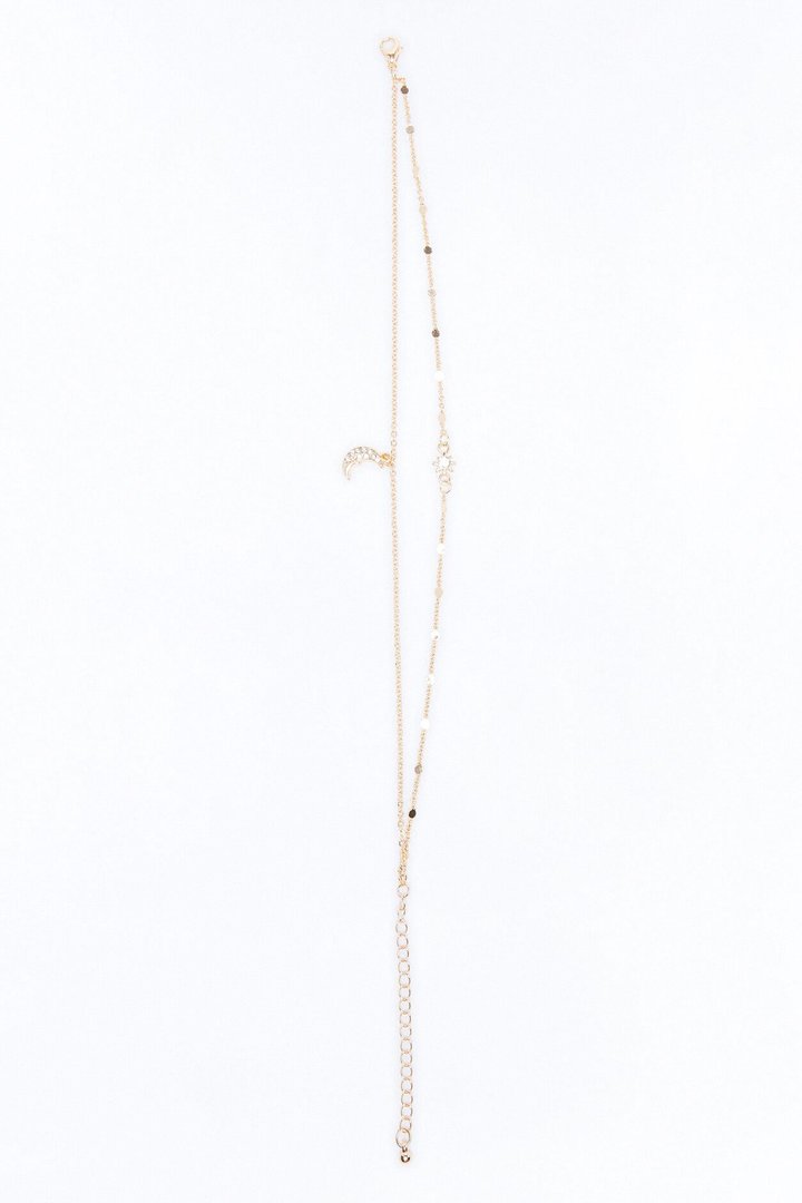 Lunar Spark Anklet - Gold