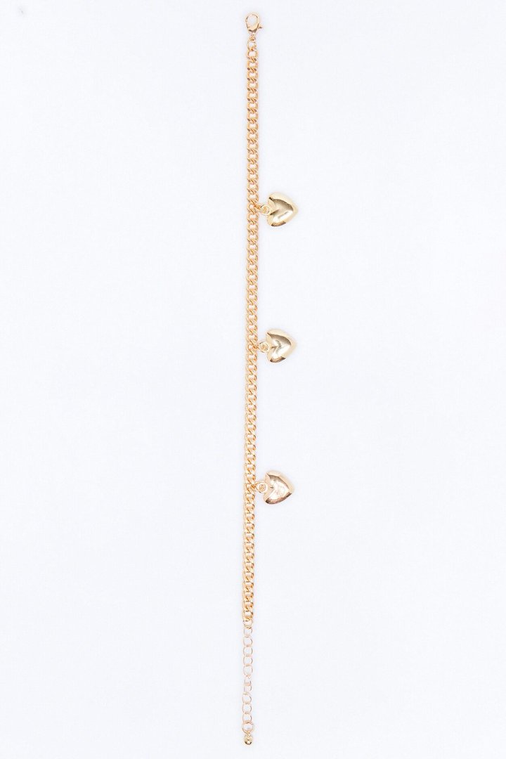 Love Struck Anklet - Gold
