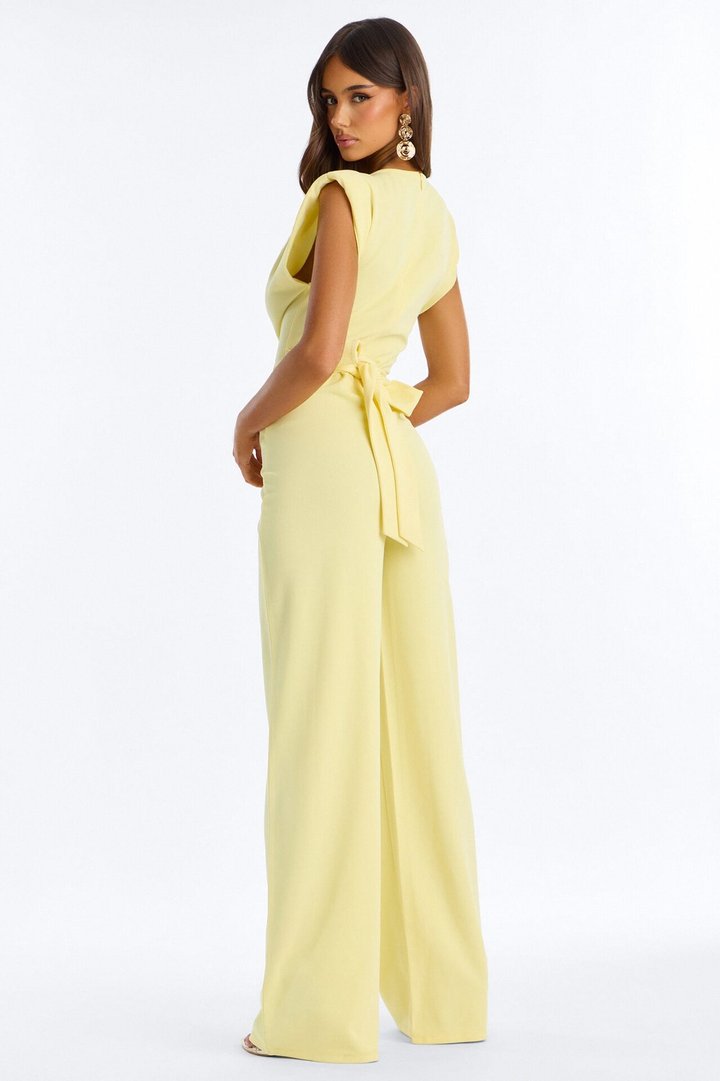 On Point Jumpsuit - Yellow