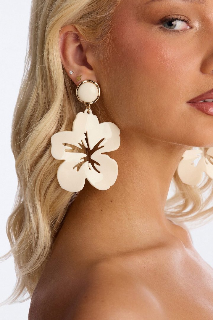 Honolulu Hottie Earrings - Ivory