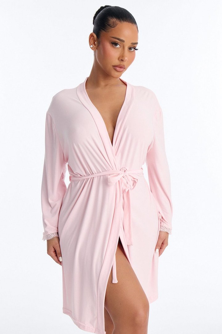 Squad Needs A Martini Robe - Pink