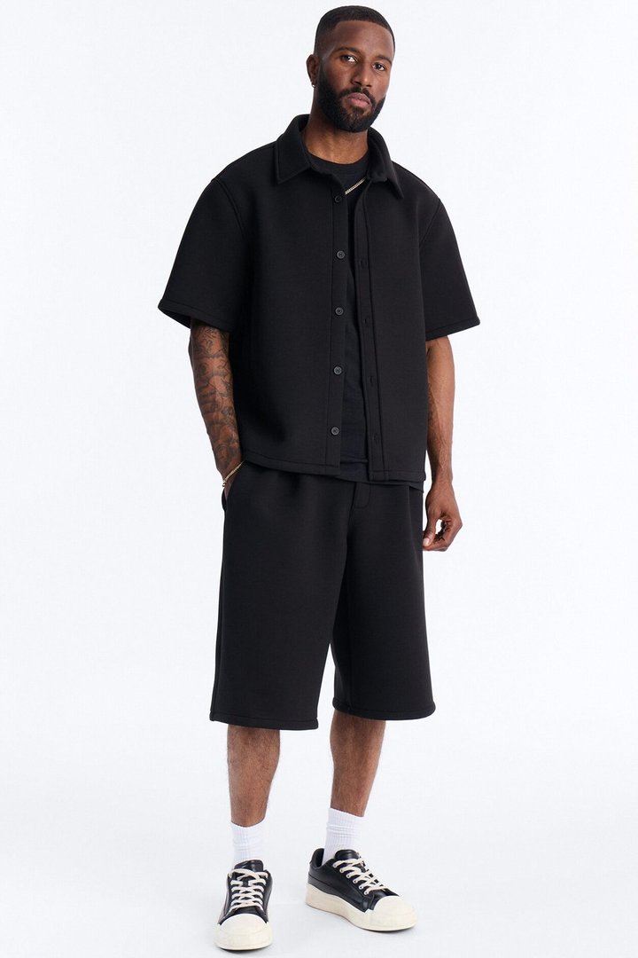 Baggy Arclight Interlock Short - Black
