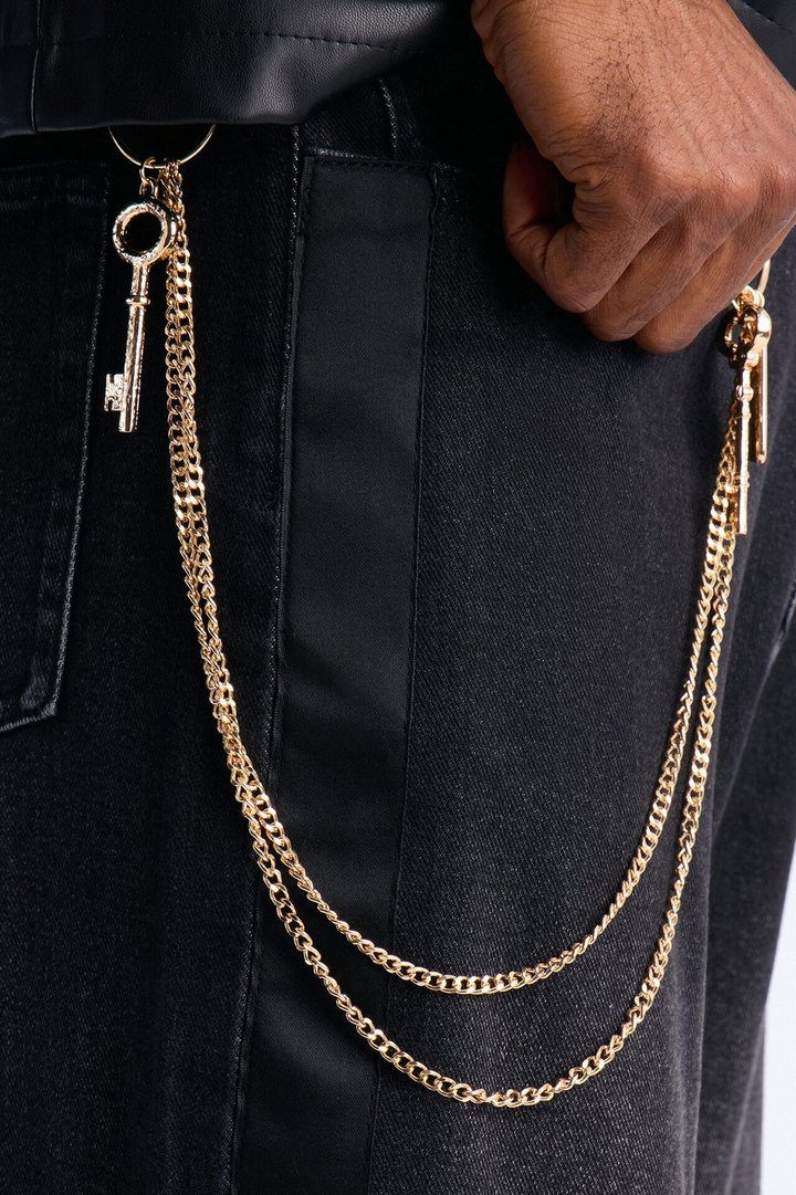 Treasure Gatekeeper Pant Chain - Gold