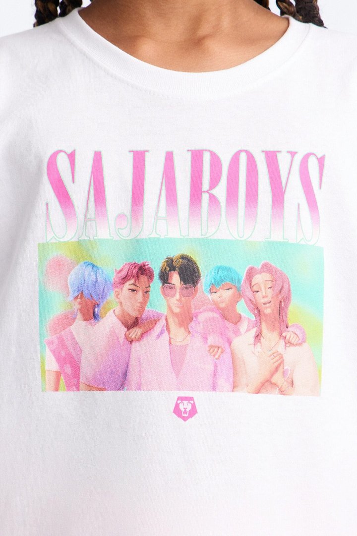 Mini Saja Boys Soda Pop Short Sleeve Tee - White
