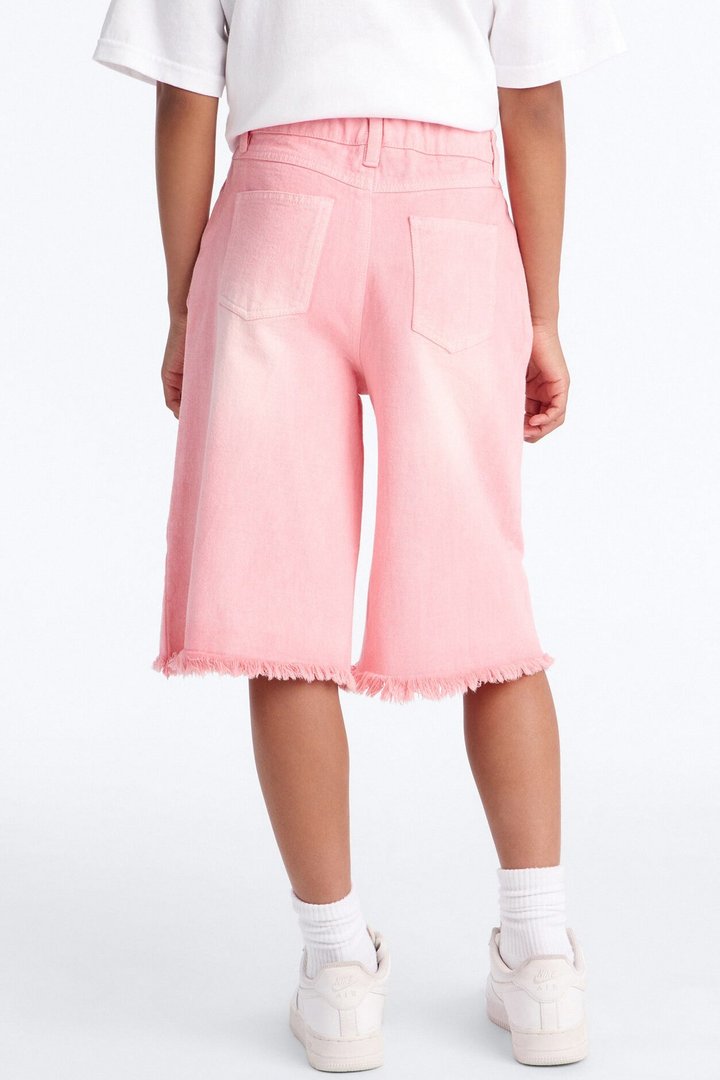 Mini Primadonna Denim Jorts - Pink