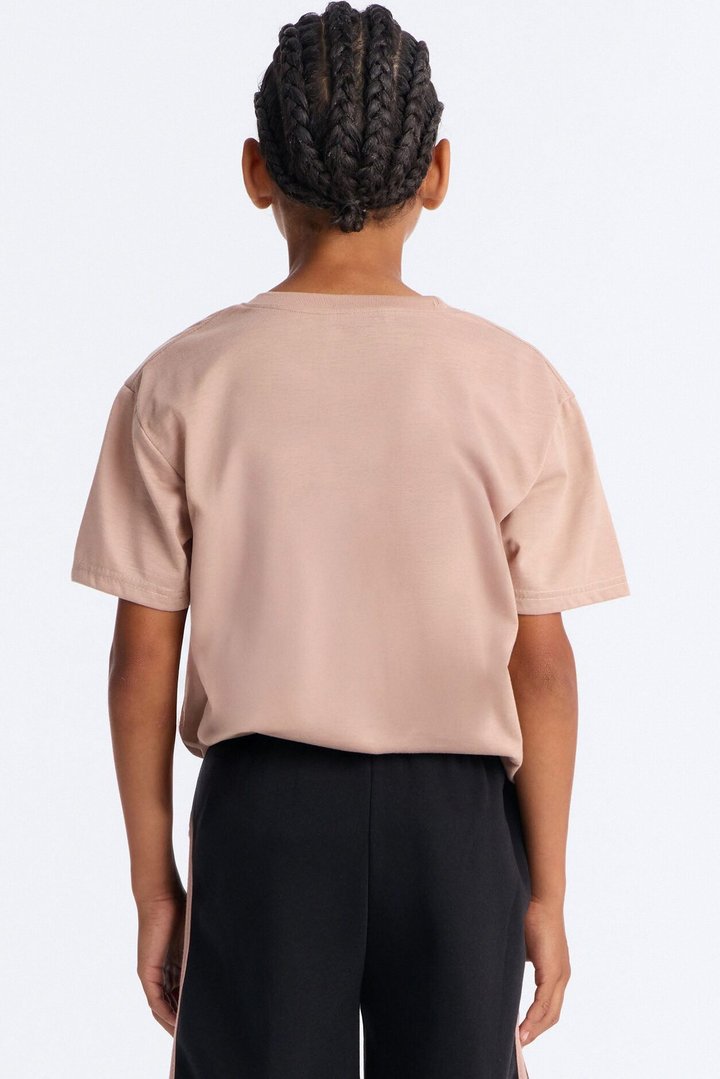 Mini Atelier Fleur Short Set - Sand/combo