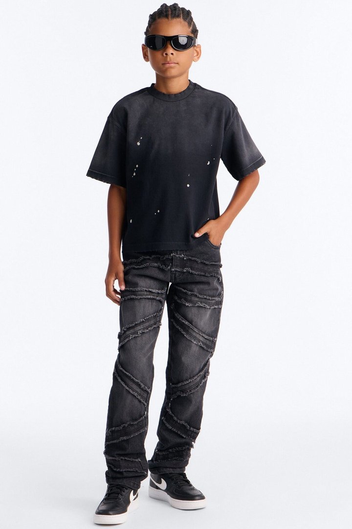 Mini We'll See Fray Jeans - Black