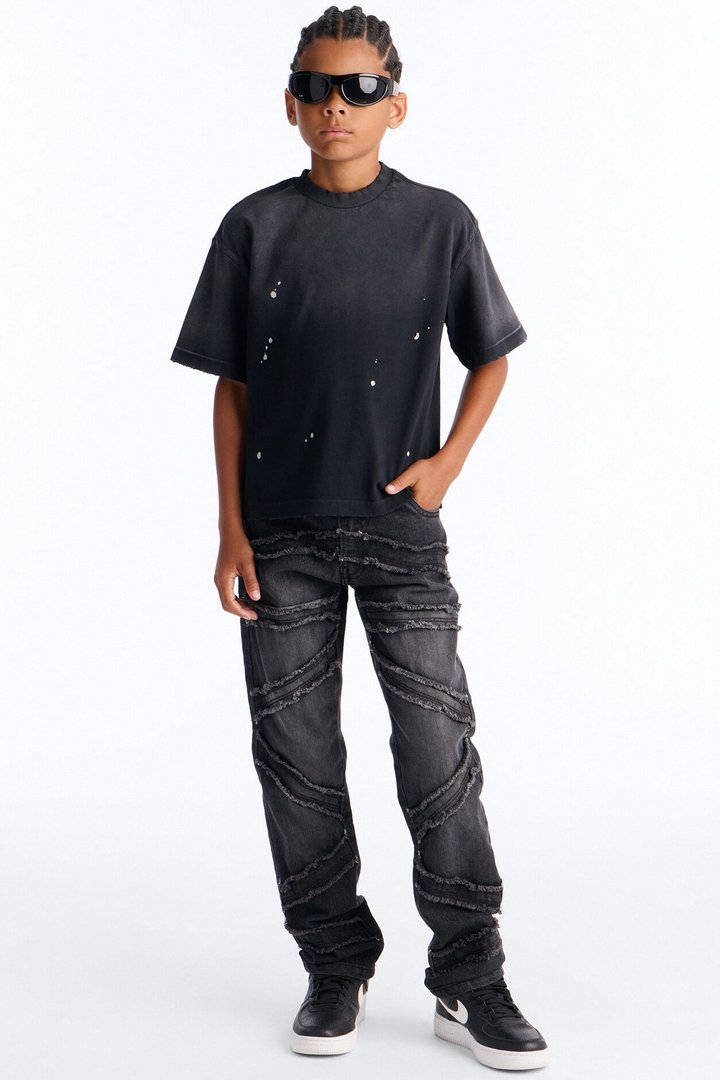 Mini Boxy Studio Tee - Black