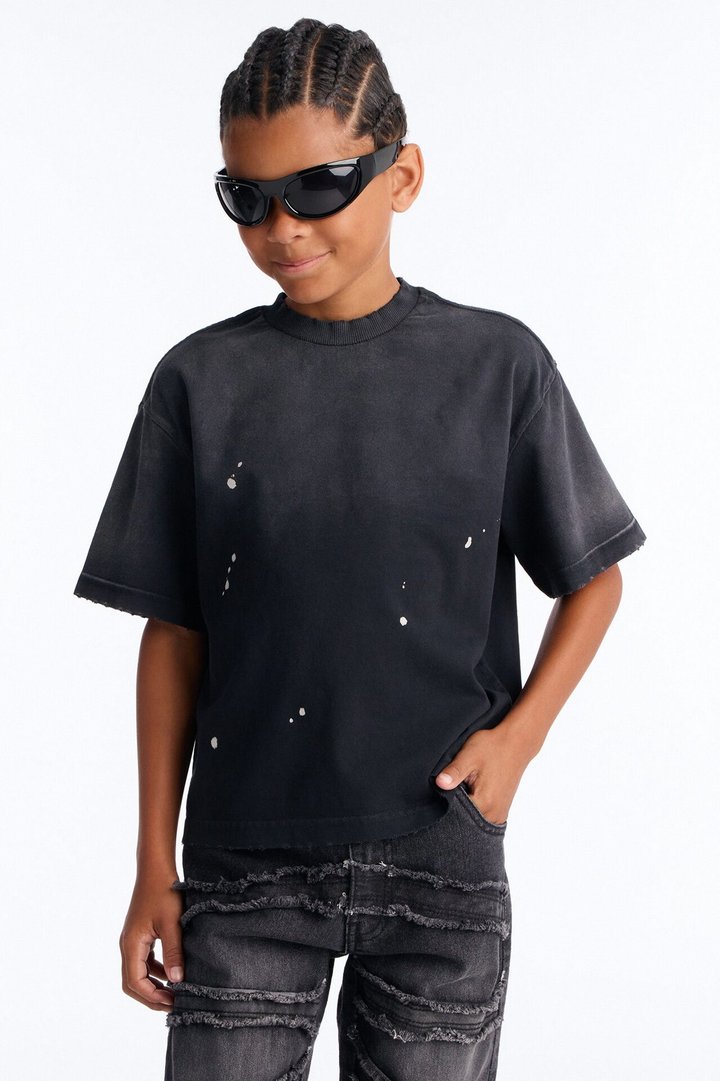 Mini Boxy Studio Tee - Black