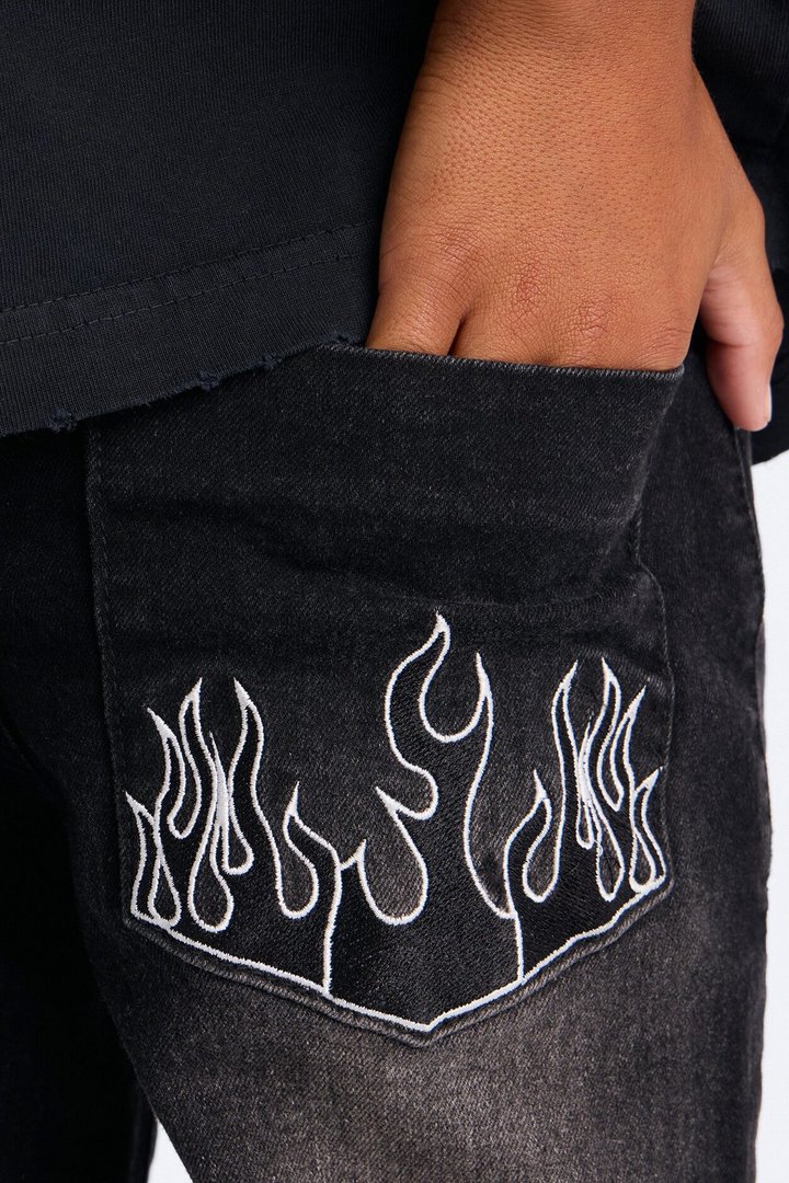 Mini Too Hot Jeans - Black