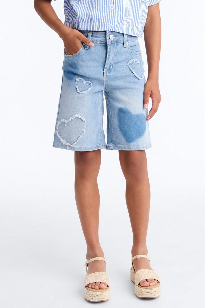 Mini Just Because Jorts - Medium Wash