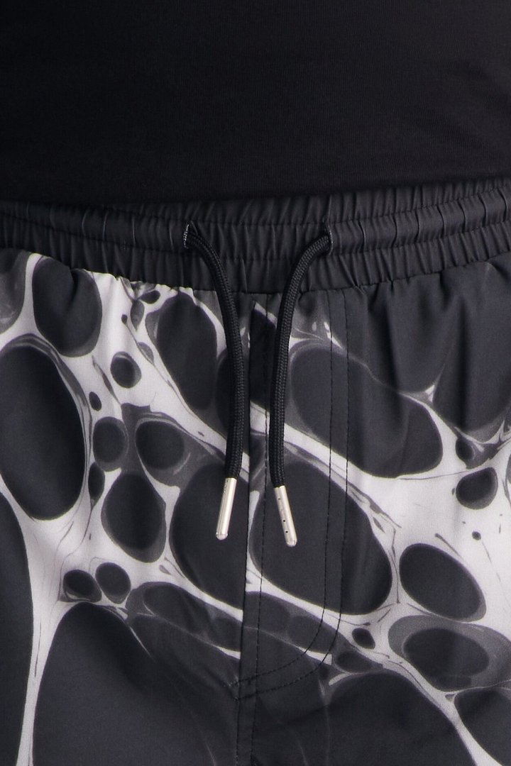 Mini Aqua Drip Swim Trunk - Black