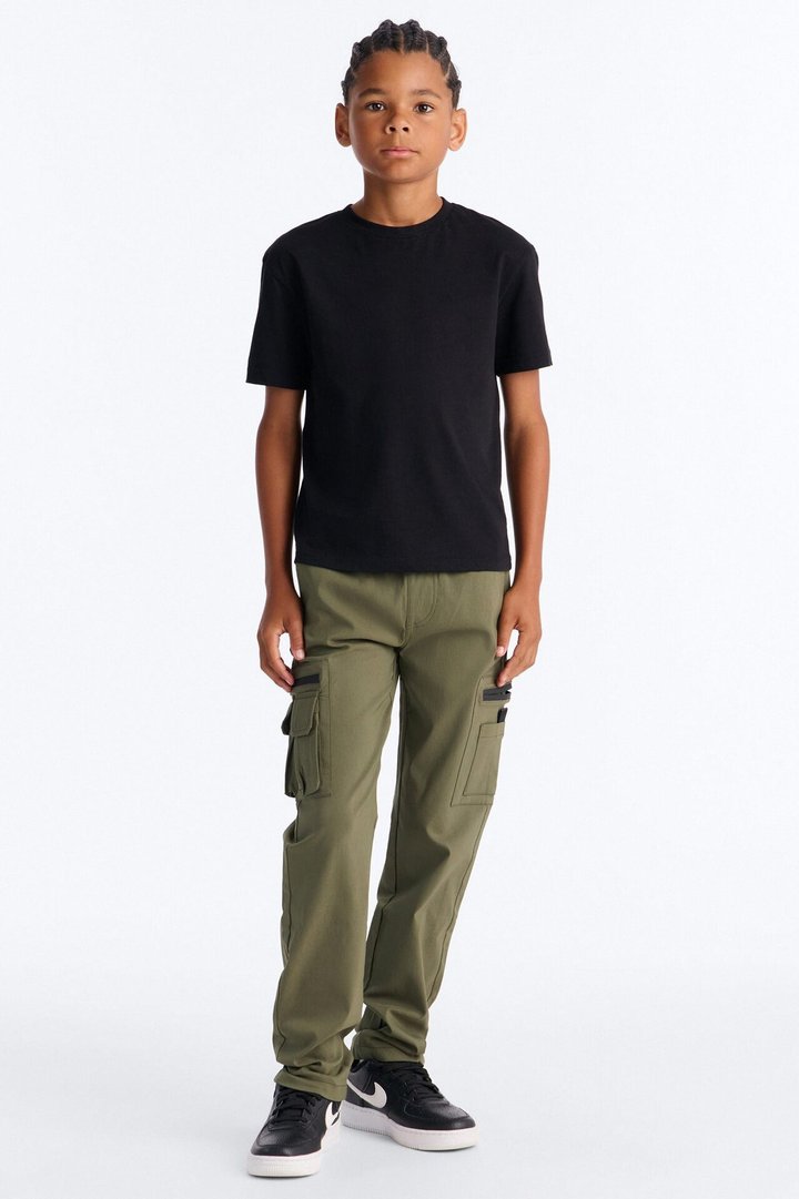 Mini Joseph Tech Twill Cargo Pants - Olive
