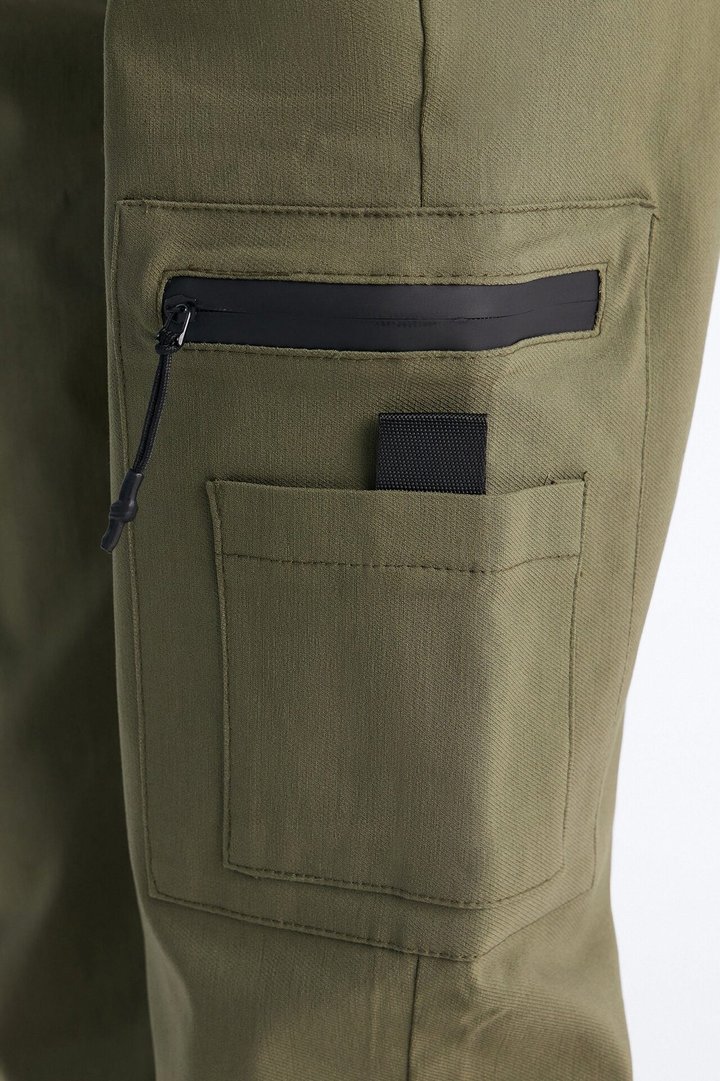 Mini Joseph Tech Twill Cargo Pants - Olive