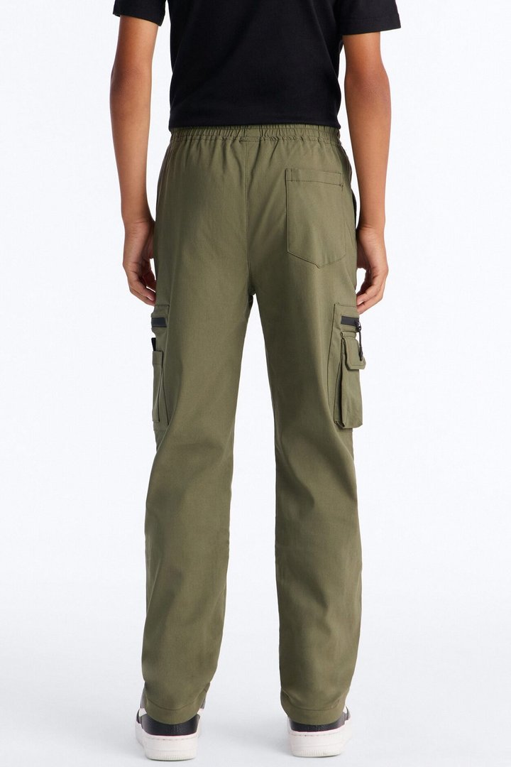 Mini Joseph Tech Twill Cargo Pants - Olive