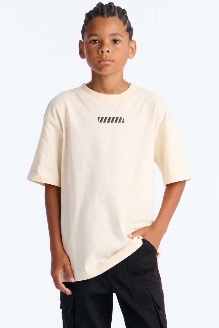 Mini Endgame Short Sleeve Front/Back Tee - Natural