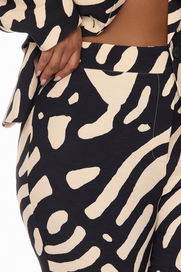 Daydreaming Blazer Pant Set - Black/combo