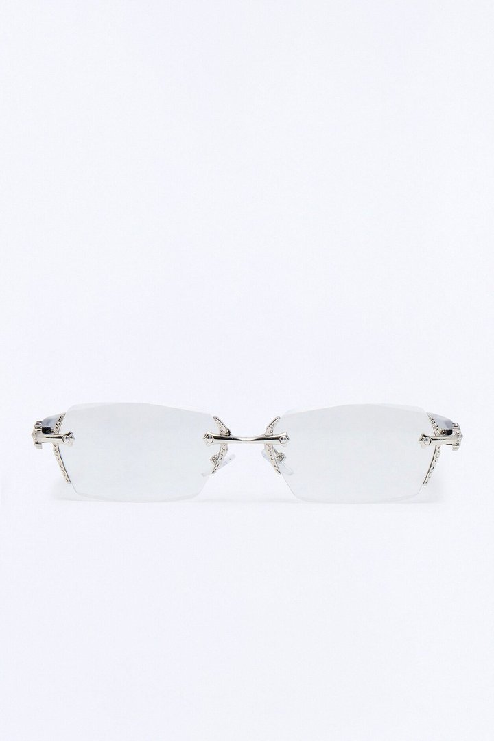 Retro Abraxas Sunglasses - Black/Silver