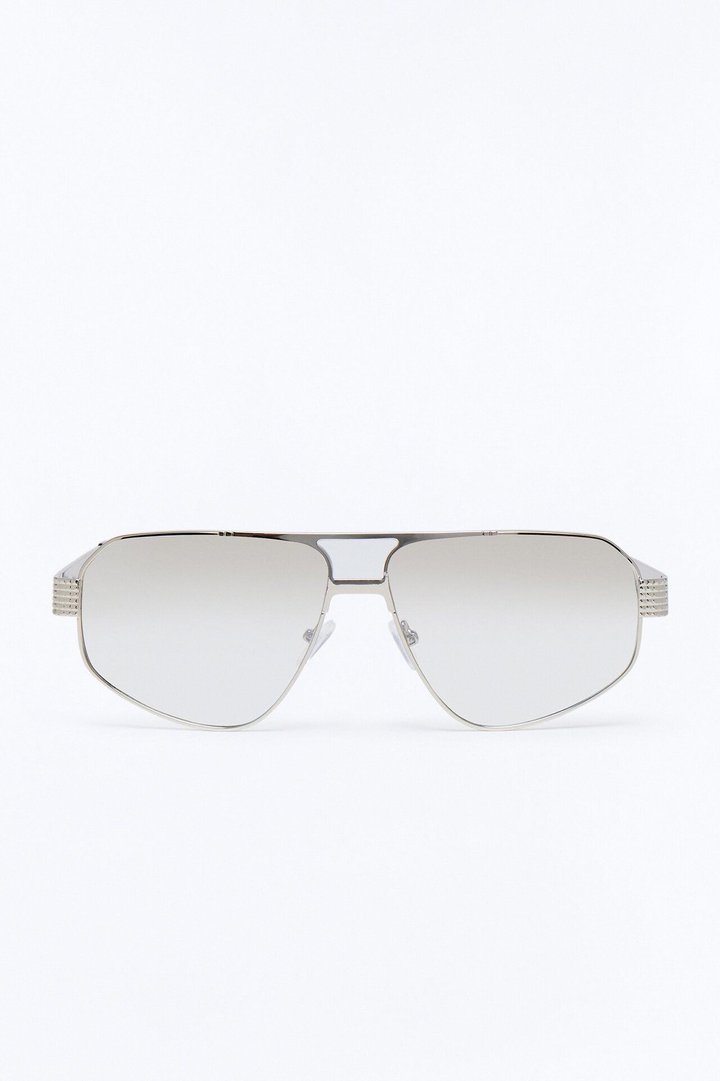 Escape Season Aviator Sunglasses - Silver