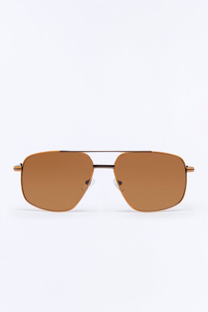 Classic Oversight Sunglasses - Brown