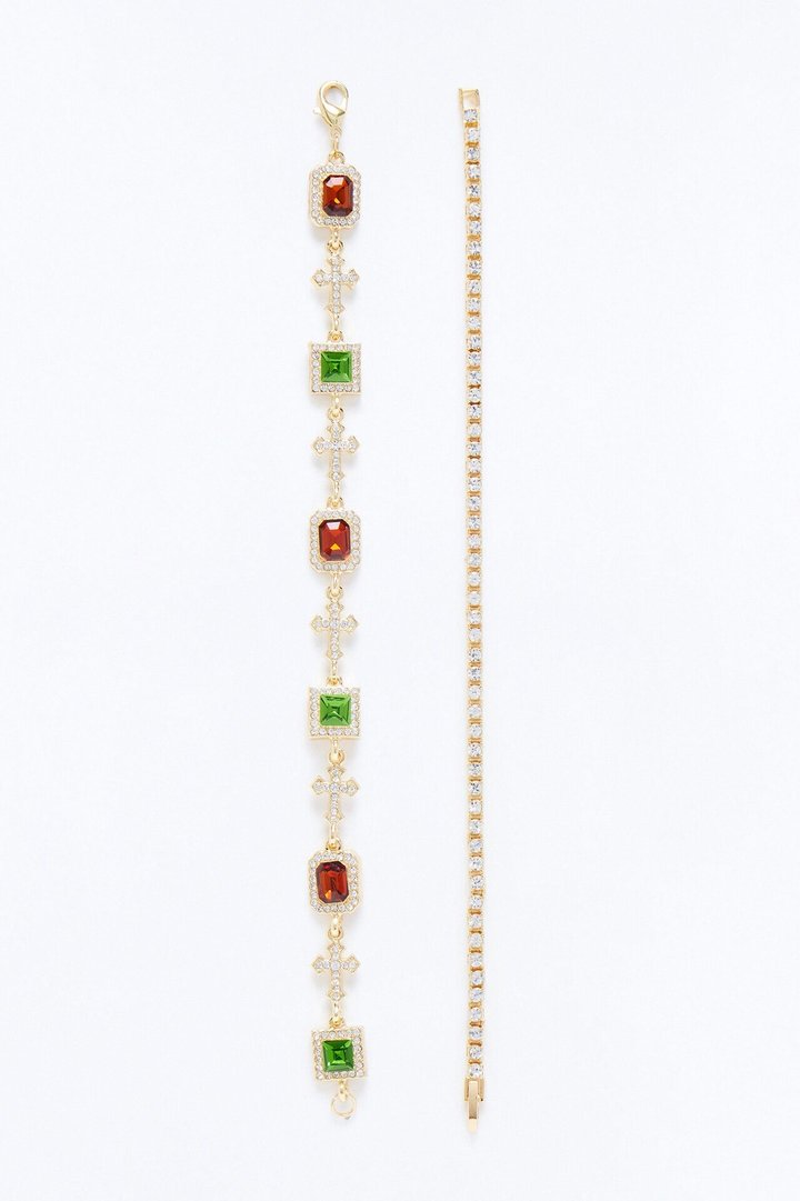 Sovereign Aura Bracelet Set - Gold