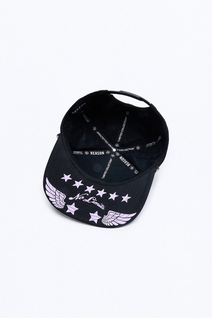 Loyalty Graphic Embroidered Snapback Hat - Black