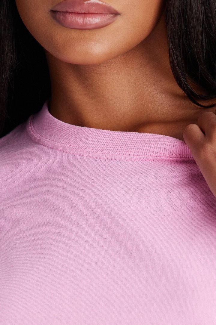 Sunday Morning Oversized T Shirt - Pink