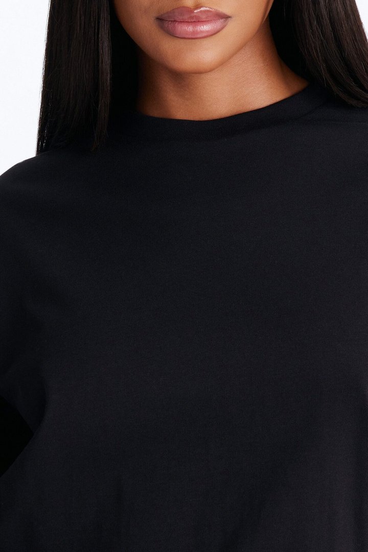 Random Tuesday Oversized T Shirt - Black