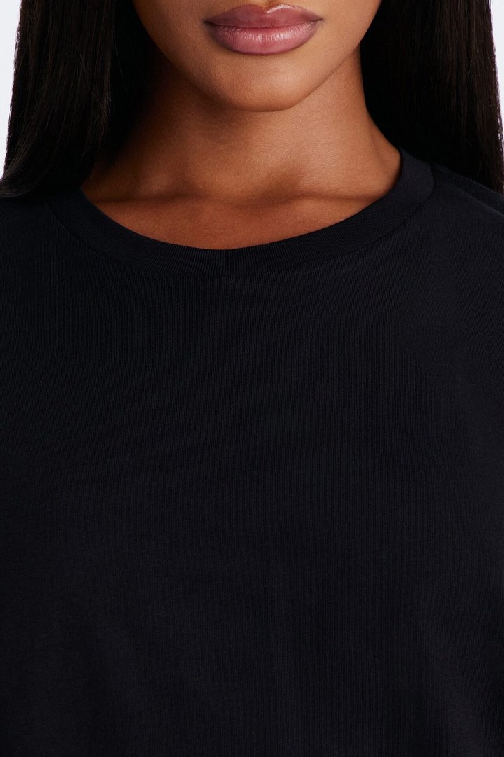 Easy Days Oversized T Shirt - Black